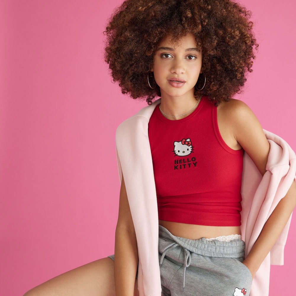 Red Hello Kitty Tank Top